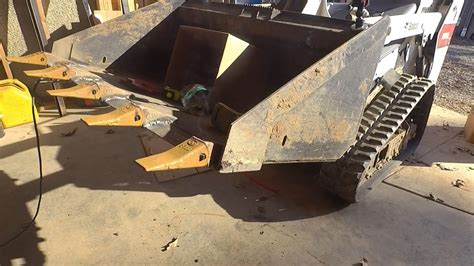 youtube skidsteer bucket welding